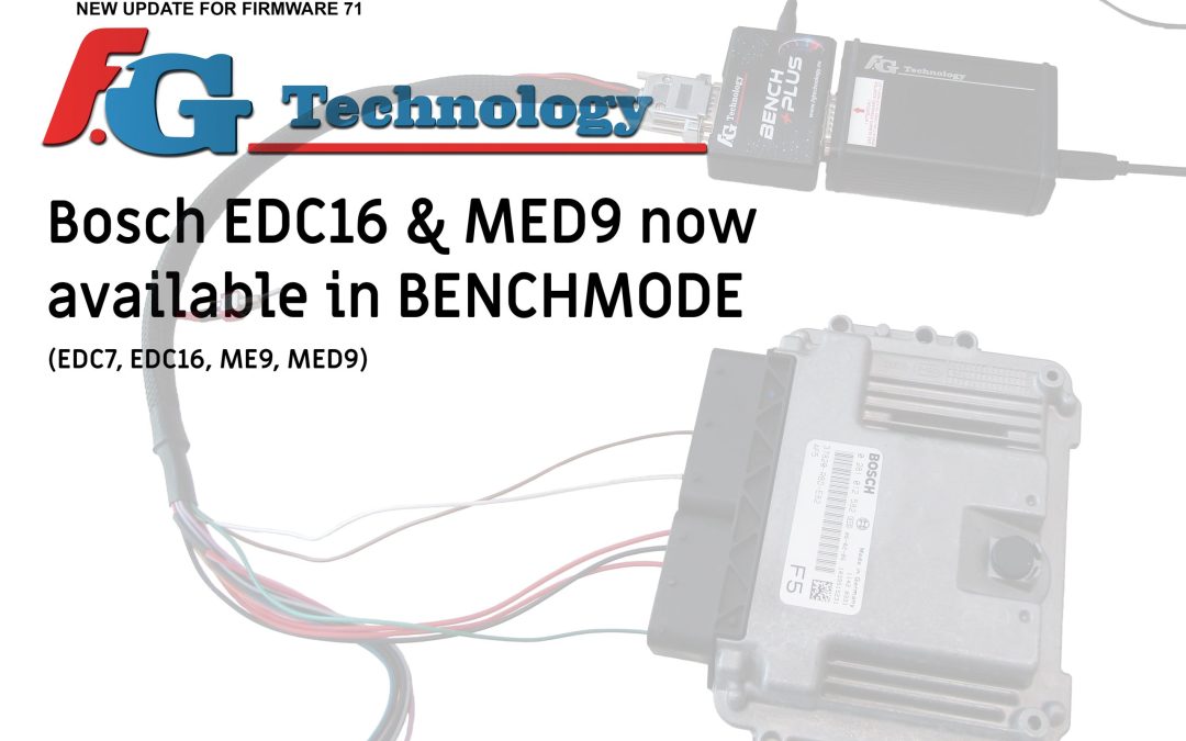 BOSCH EDC16 & MED9 ora disponibili in benchmode!