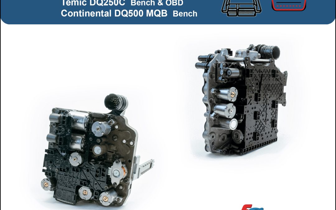 TCU DQ250C & DQ500 ora disponibili in Bench e OBD