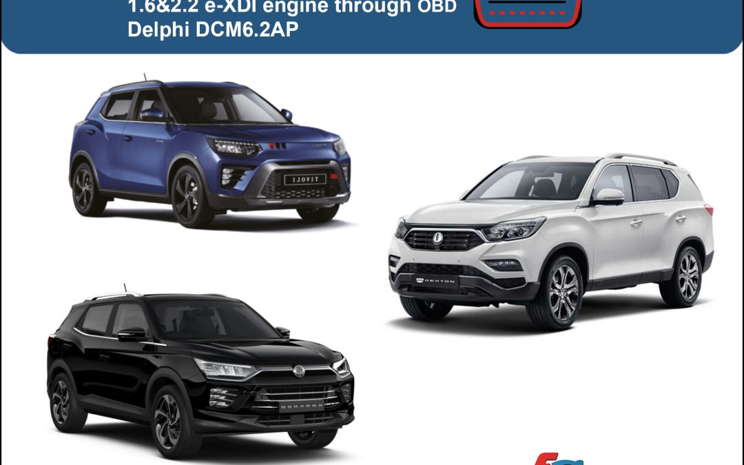Lettura OBD per DCM6.2AP Ssangyong