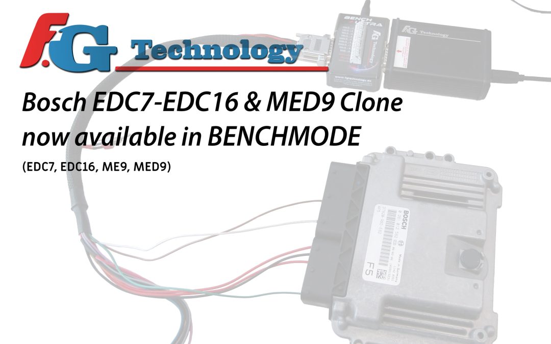 Clonazione Bosch EDC7-EDC16-ME9-MED9 ora disponibile in Bench
