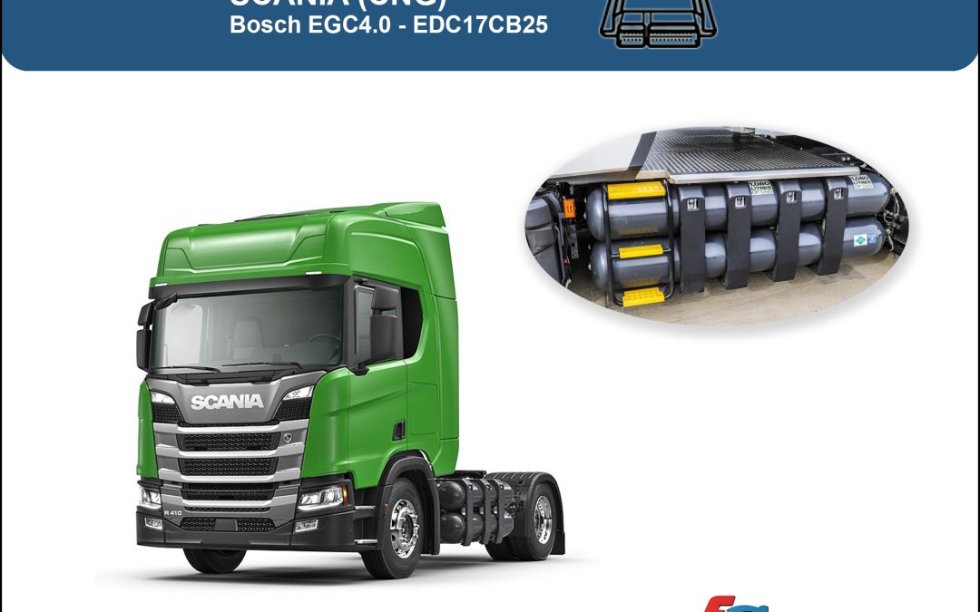 Scania metano (CNG) ora disponibile lettura in Bench