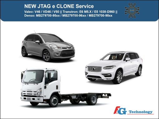 New JTAG / CLONE service for Valeo, Transtron, Denso
