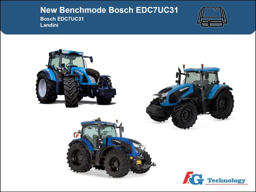 BenchMode now available for Bosch EDC7UC31 Landini