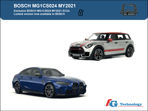 Nuovo servizio di sblocco per BOSCH MG1CS024 MY2021 ora disponibile