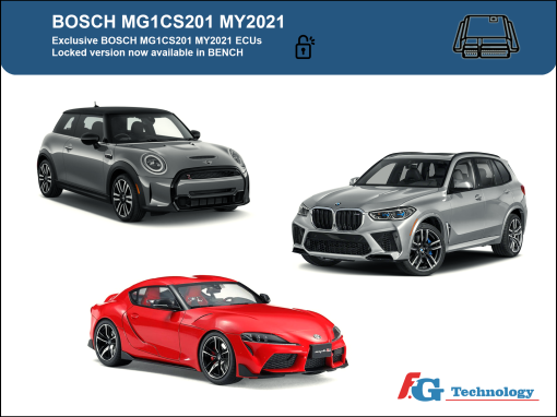 Nuovo servizio di sblocco per BOSCH MG1CS201 MY2021 ora disponibile