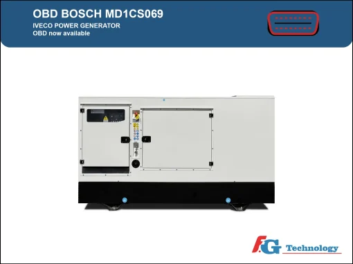 OBD protocol available for Bosch MD1CS069 Iveco Power Generator
