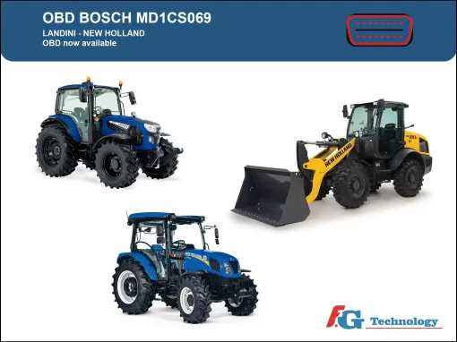 Protocollo OBD disponibile per Bosch MD1CS069 Landini e New Holland