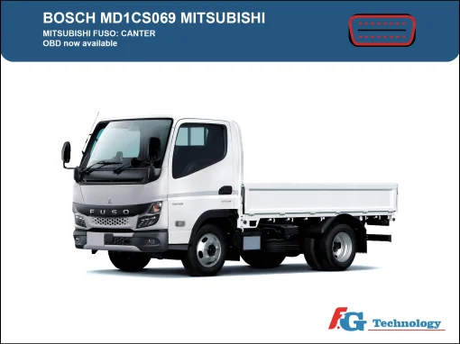 Protocollo OBD disponibile per Bosch MD1CS069 Mitsubishi