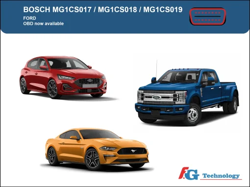 Protocollo OBD disponibile per Bosch MG1CS017 / MG1CS018 / MG1CS019