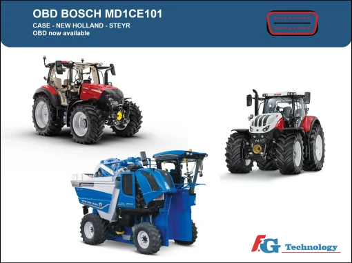 Protocollo OBD disponibile per Bosch MD1CE101 CNH