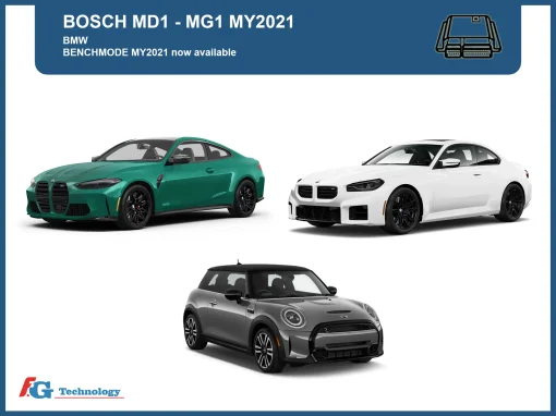 Nuovo Benchmode disponibile per MD1 e MG1 MY2021 BMW
