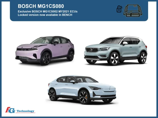 Bench Unlock per BOSCH MG1CS080 MY2021 ora disponibile