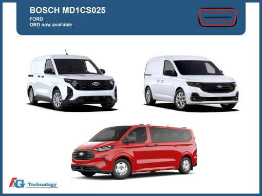 Protocollo OBD disponibile per Bosch MD1CS025 Ford