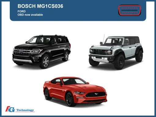 Protocollo OBD disponibile per Bosch MG1CS036 Ford
